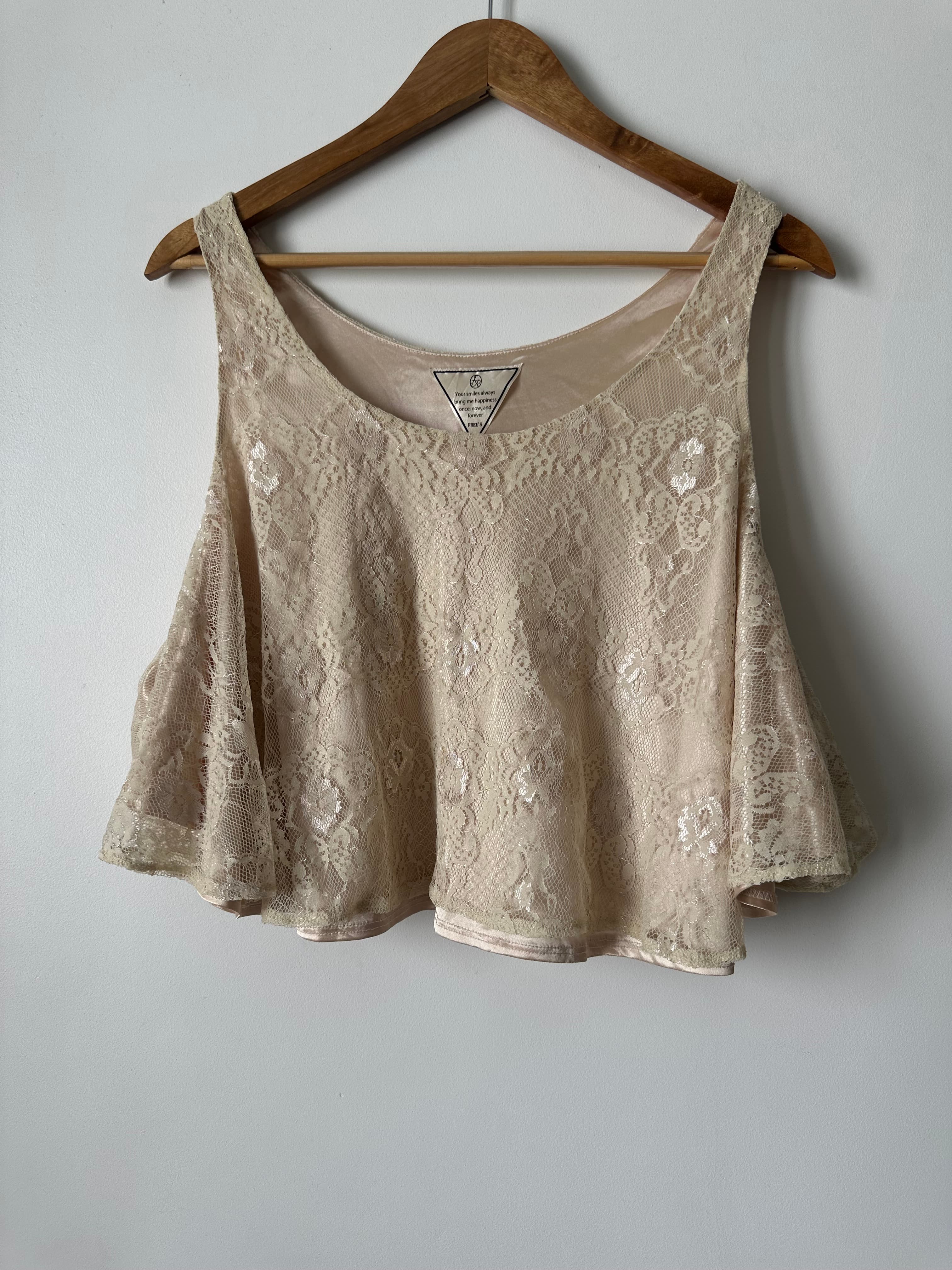 Silk thread crochet crop top